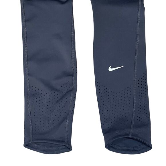 Nike Women's Epic Lux Compression Leggings Perforated Black Sz Small - Picture 6 of 10